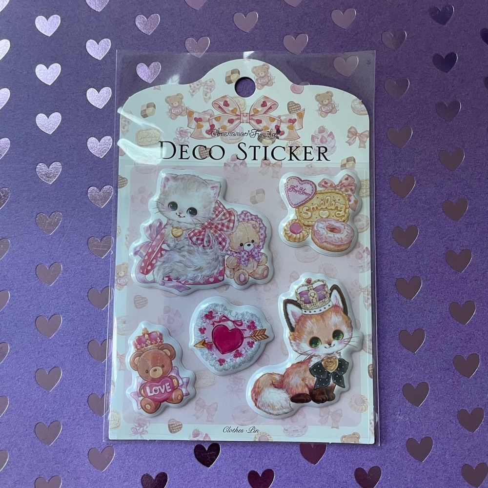 Amenomori Fumika puffy sticker  - Cookies